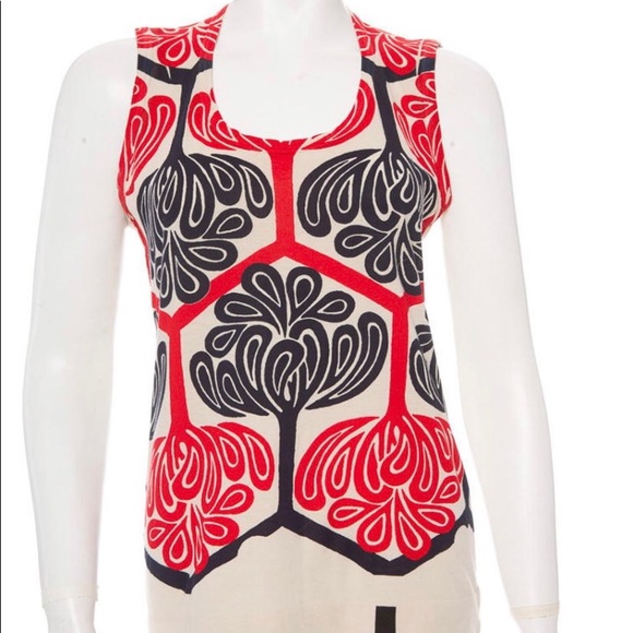 Marni red and blue top - Picture 2 of 6